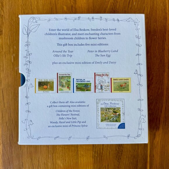ELSA BESKOW 5 Mini Books Box Set Peter in Blueberry Land Exclusive Emily & Daisy - Picture 2 of 5
